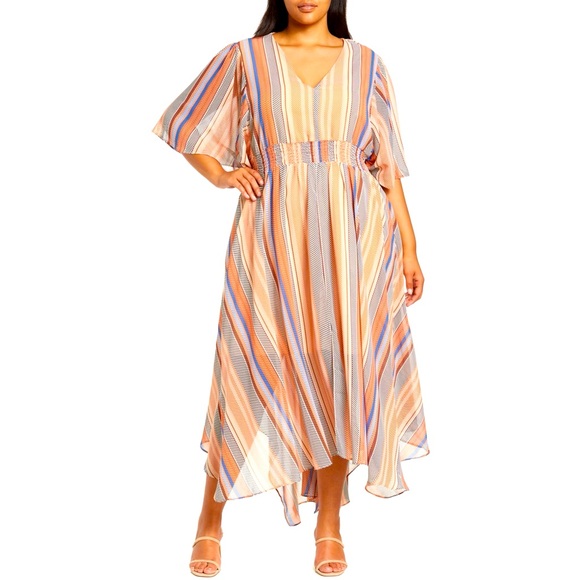 MELLODAY Dresses & Skirts - Multi-color Maxi Dress